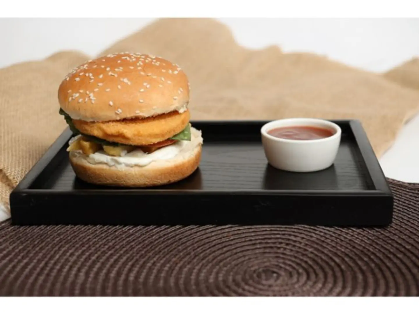 برجر دجاج جبن