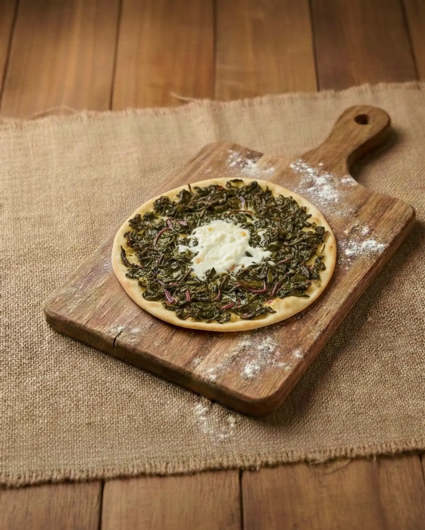 سبانخ بالبيض