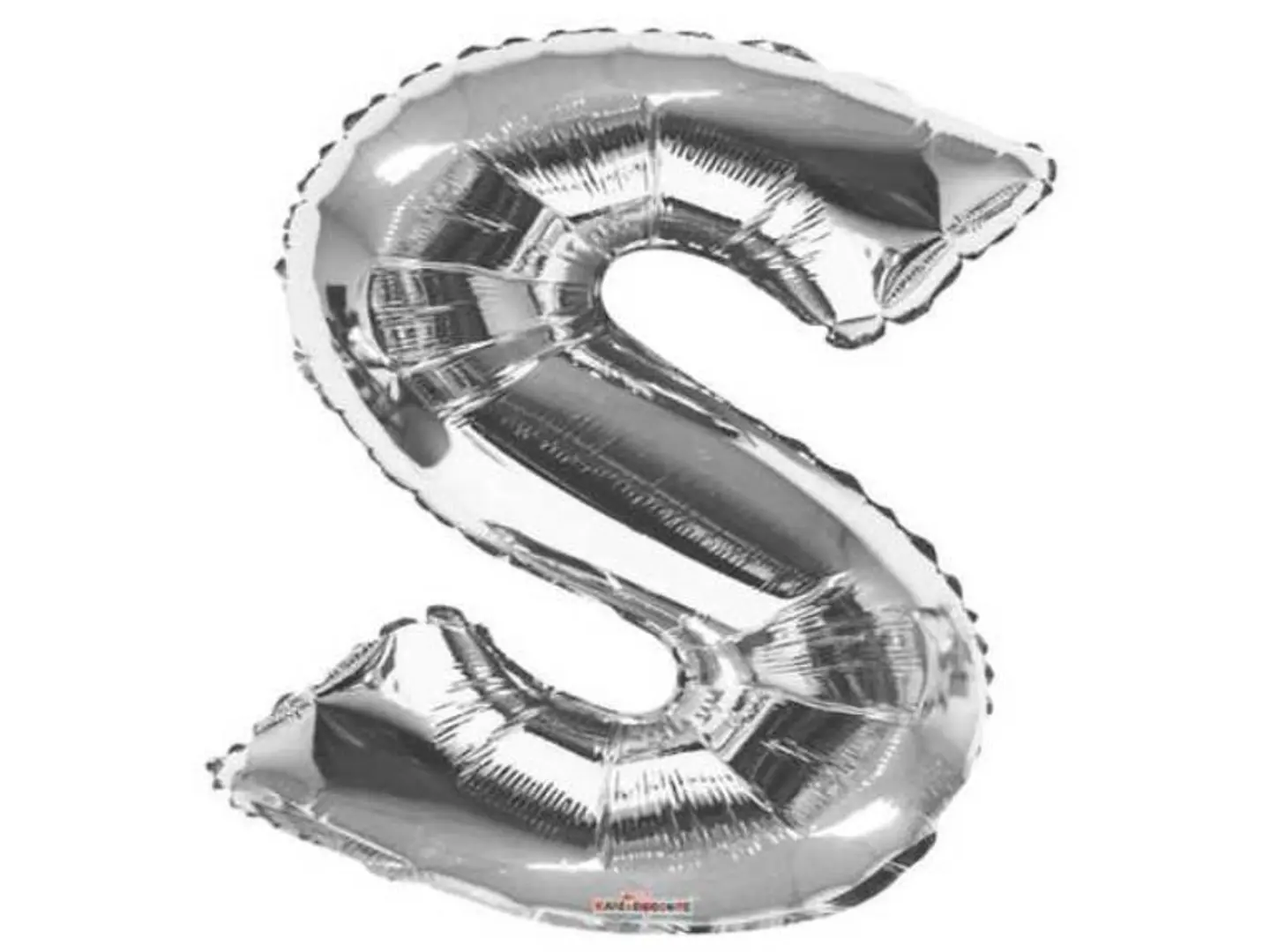 Letter S Helium Tin