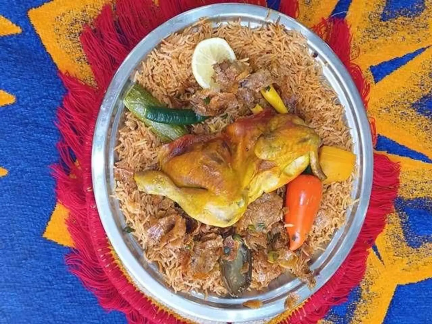 نصف حبة دجاج مندي