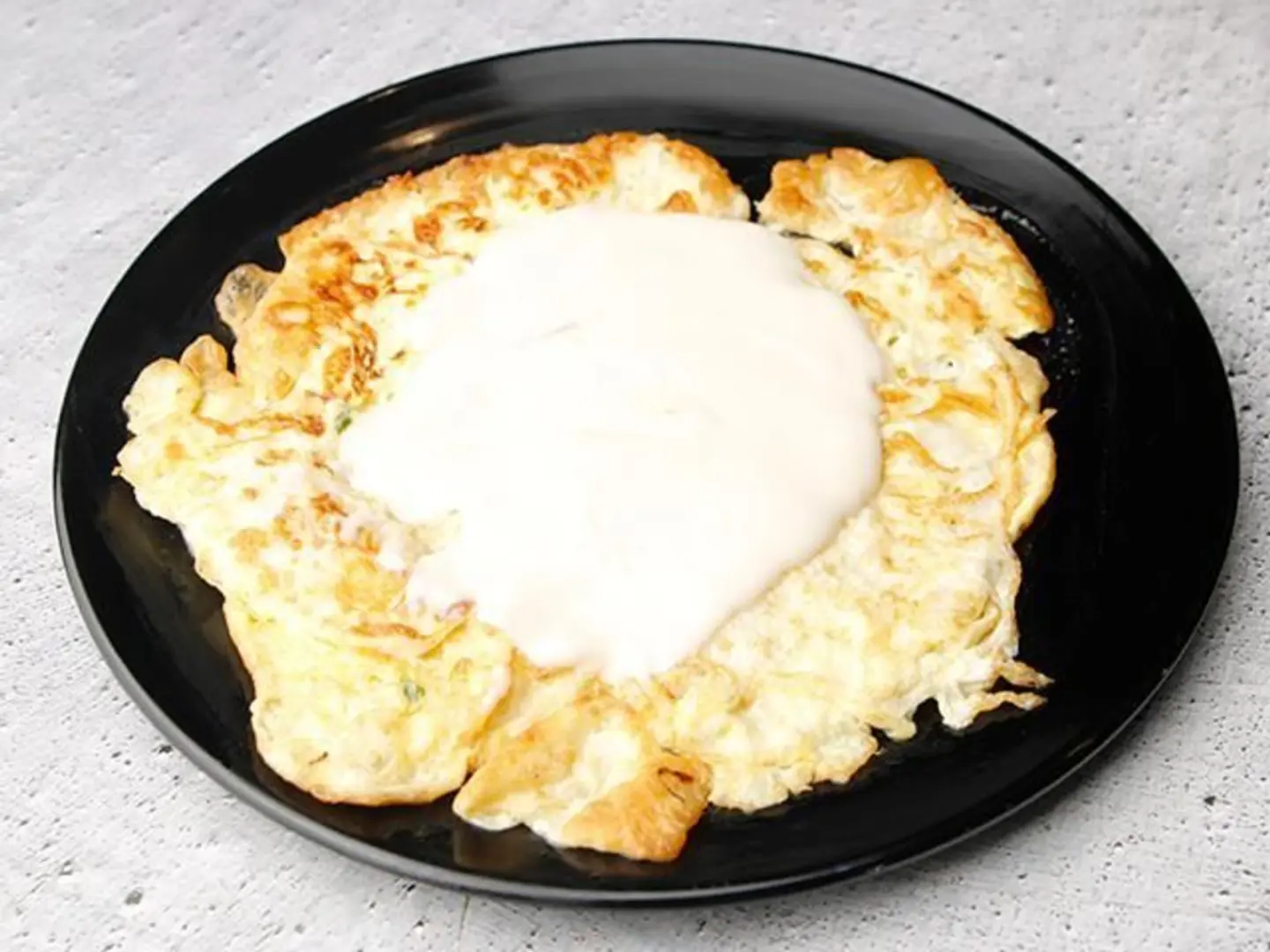 Fried Eggs With Cheese