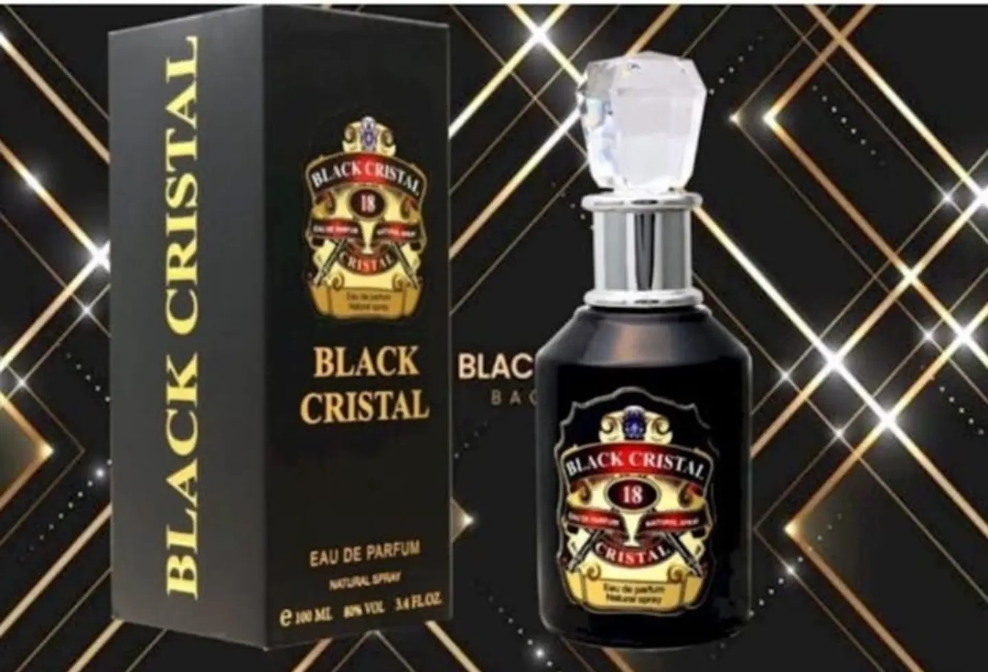 عطر بلاك كريستال • كريستال عود