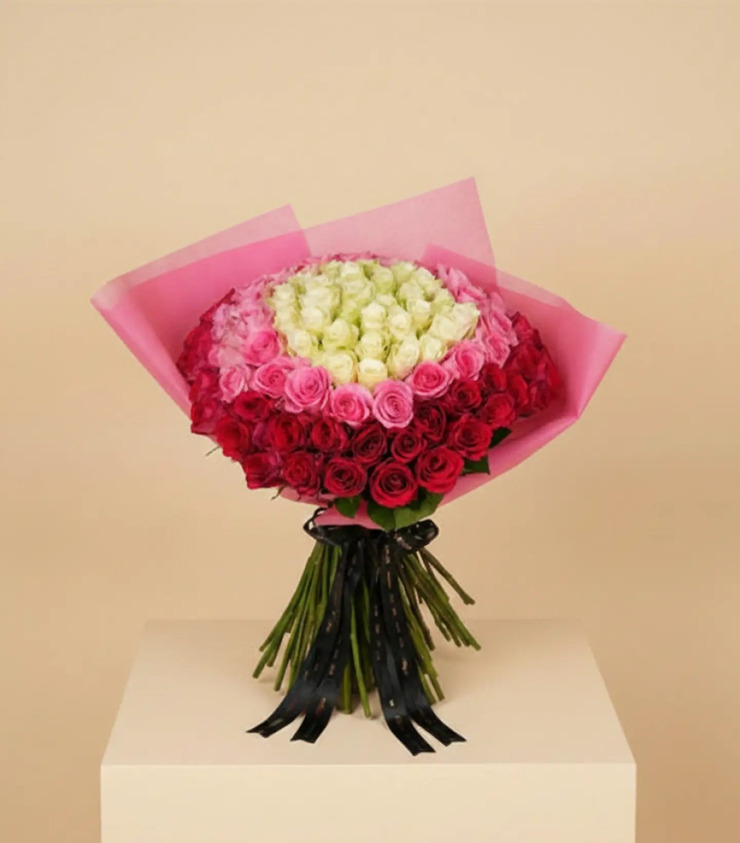Madarna Tiered Bouquet 100 Roses