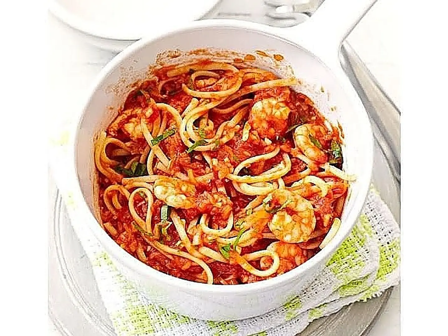 Pasta With Red Sauce And Shrimp