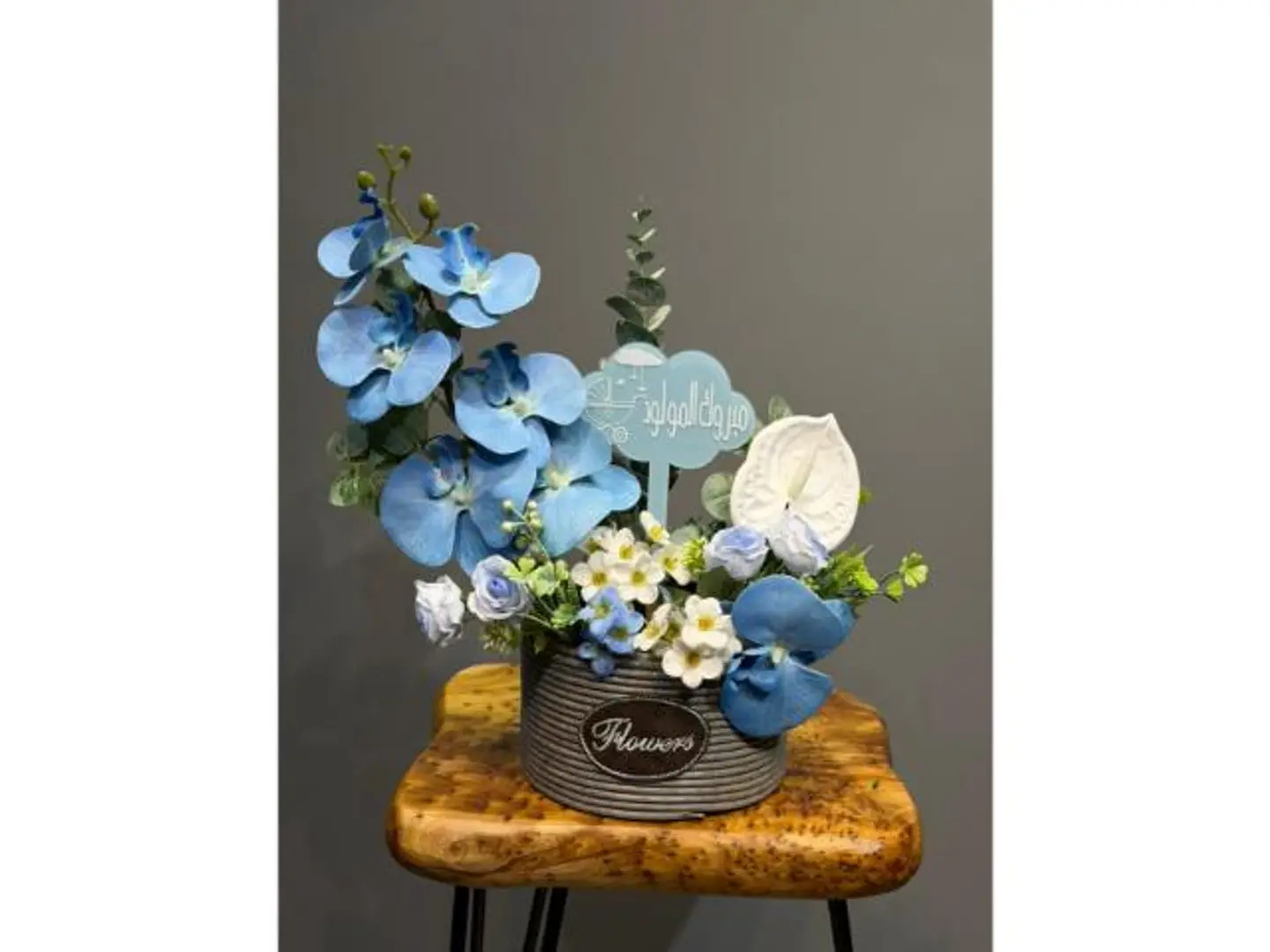 Artificial Vase Newborn Rose