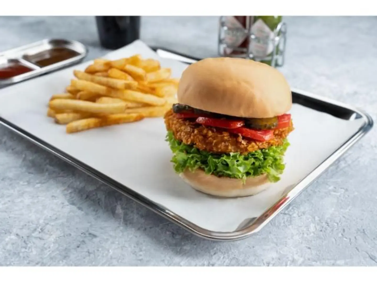 برجر دجاج ستربس