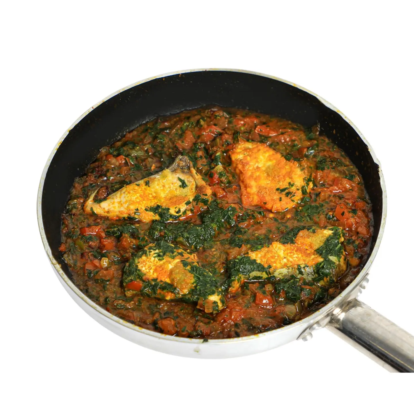 طاوة سمك ملوخية