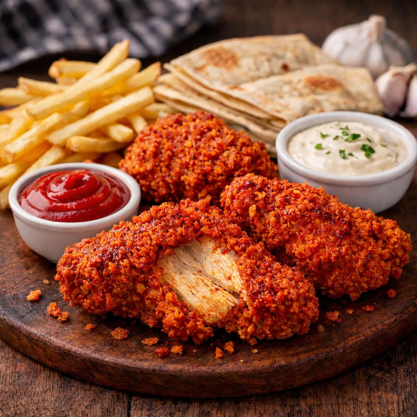 Spicy Broasted Chicken 4 Pieces