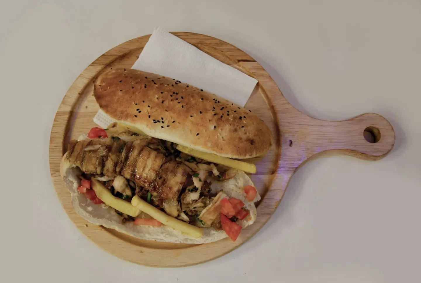 Chicken Shawarma Iraqi Bread