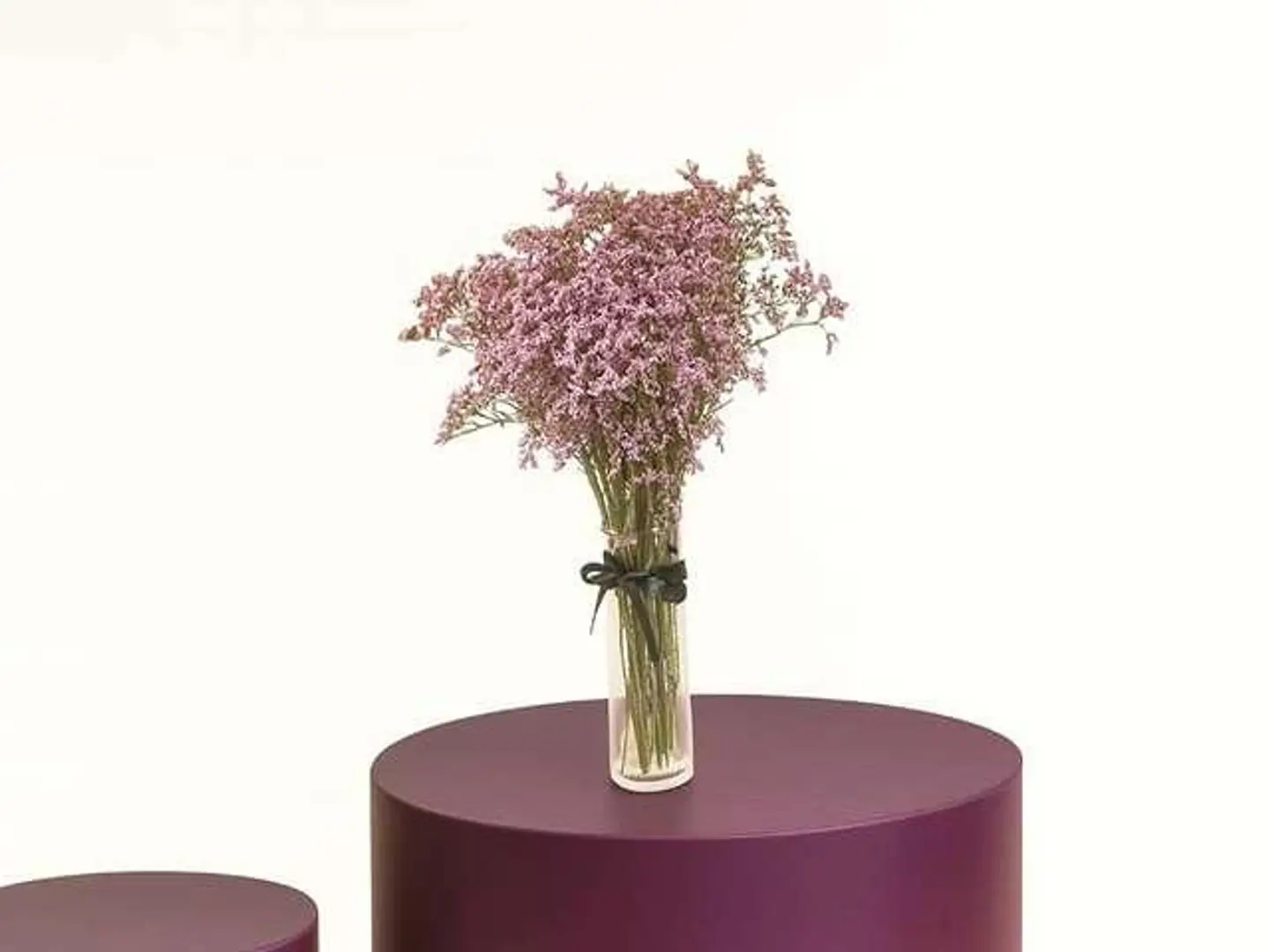 Pink Limonium Vase