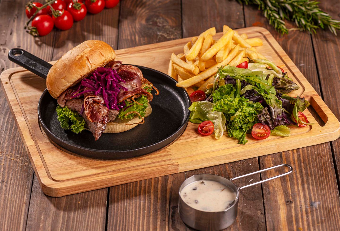 Swiss Mushroom Burger