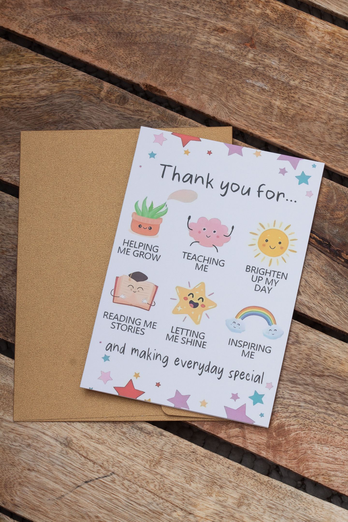 Cute Thank You Card In A Beautiful Way