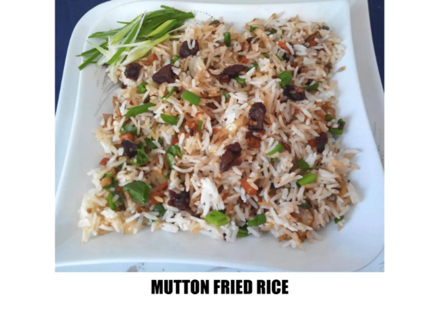 أرز مقلي بالضأن