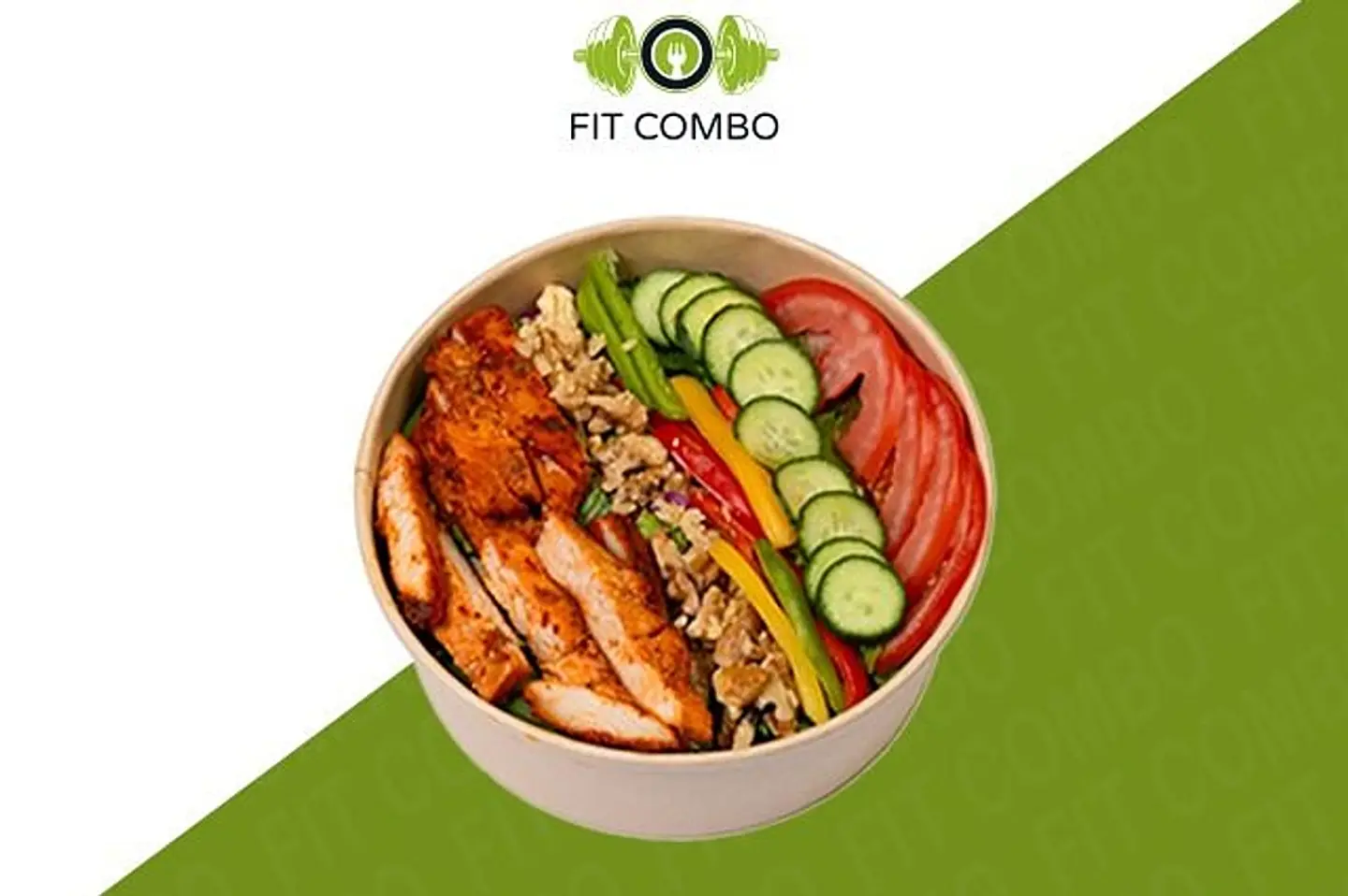 سلطة كيتو دجاج