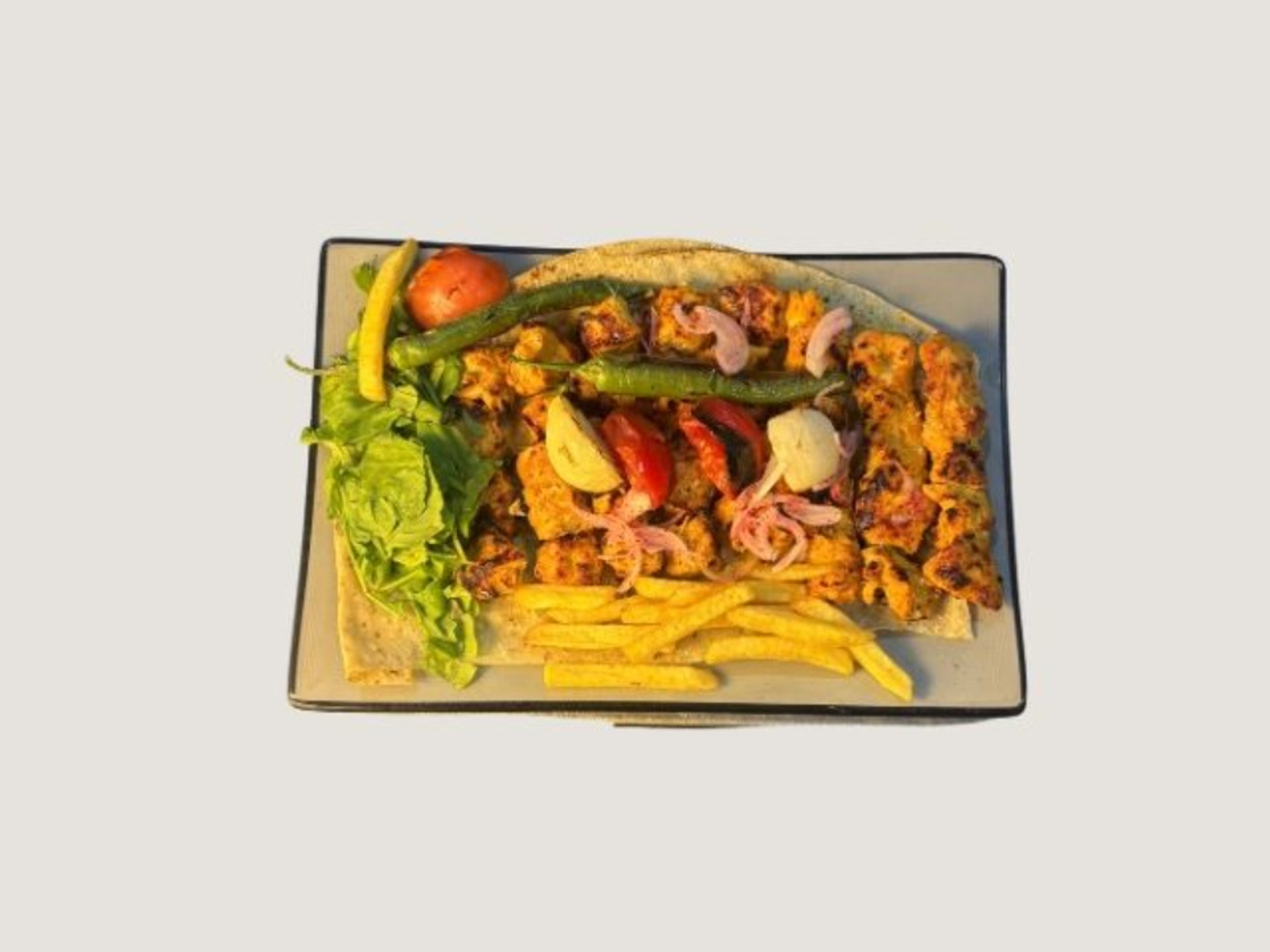 شيش طاوق وسط