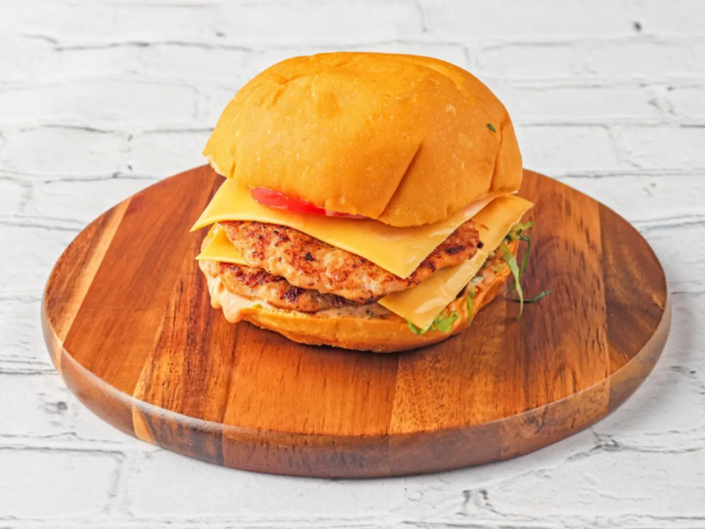 Double Chicken Burger - Regular