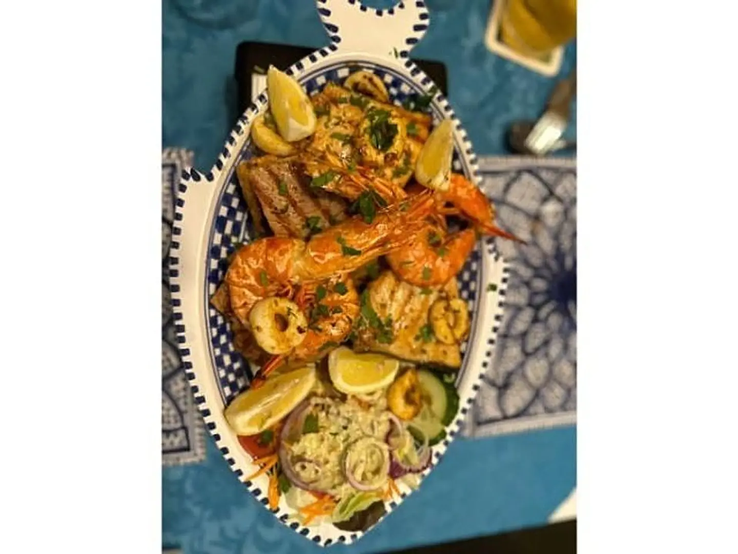 وجبة بحرية خاصة