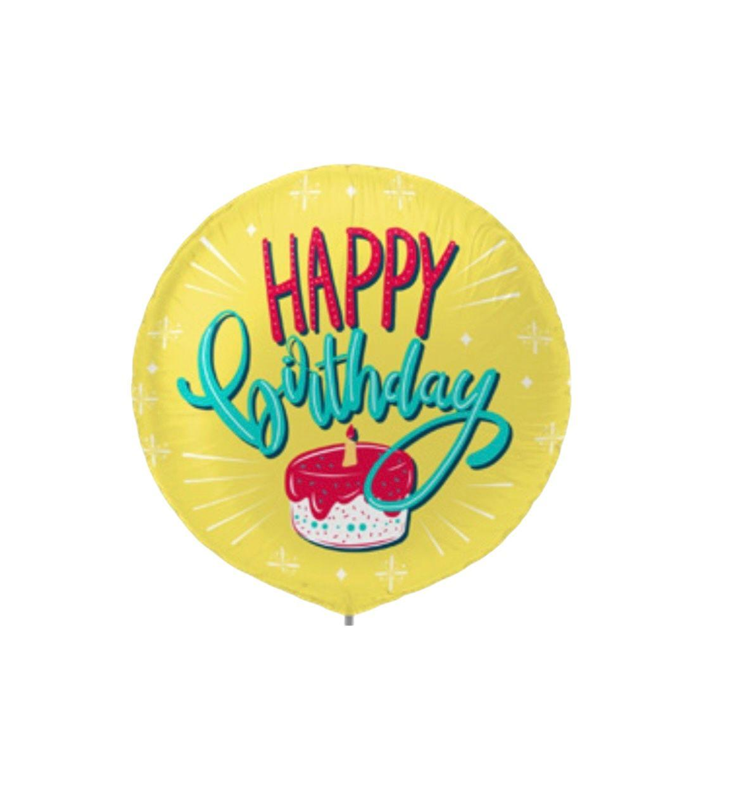 بالون هيليوم عيد ميلاد سعيد ٣