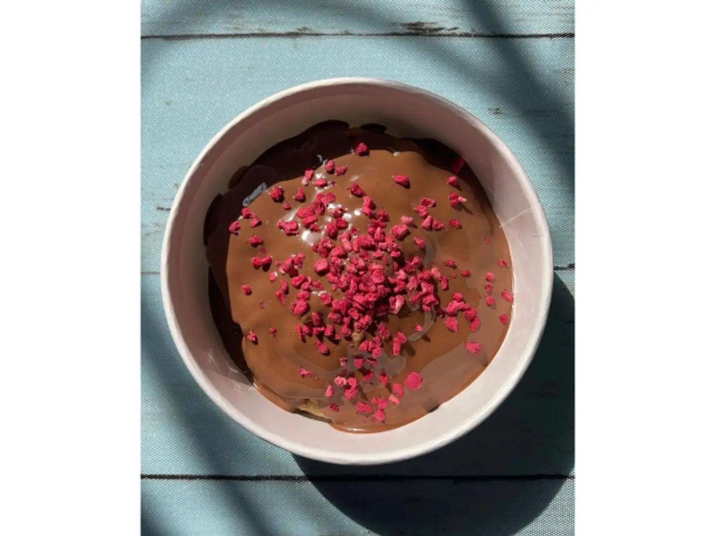 Raspberry Pudding Cup