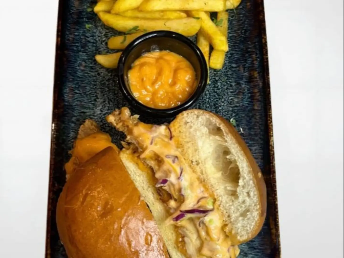 Maple Crunchy Chicken Burger