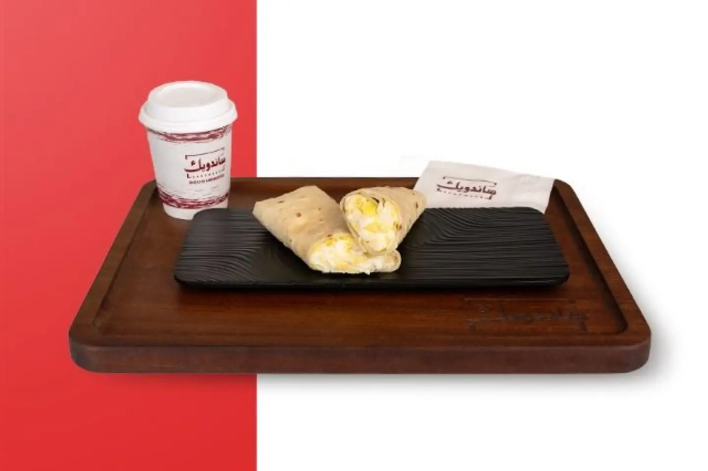 Chapati, Scrambled Eggs, Two Cheeses