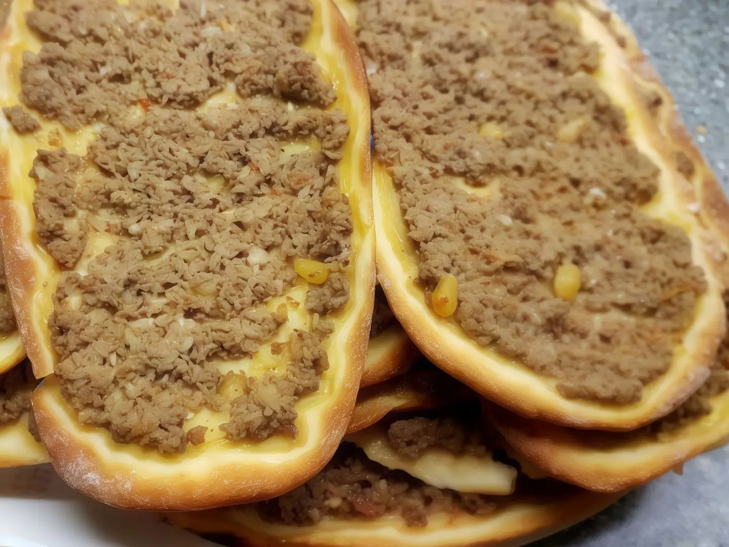 صفيحه شامية لحم