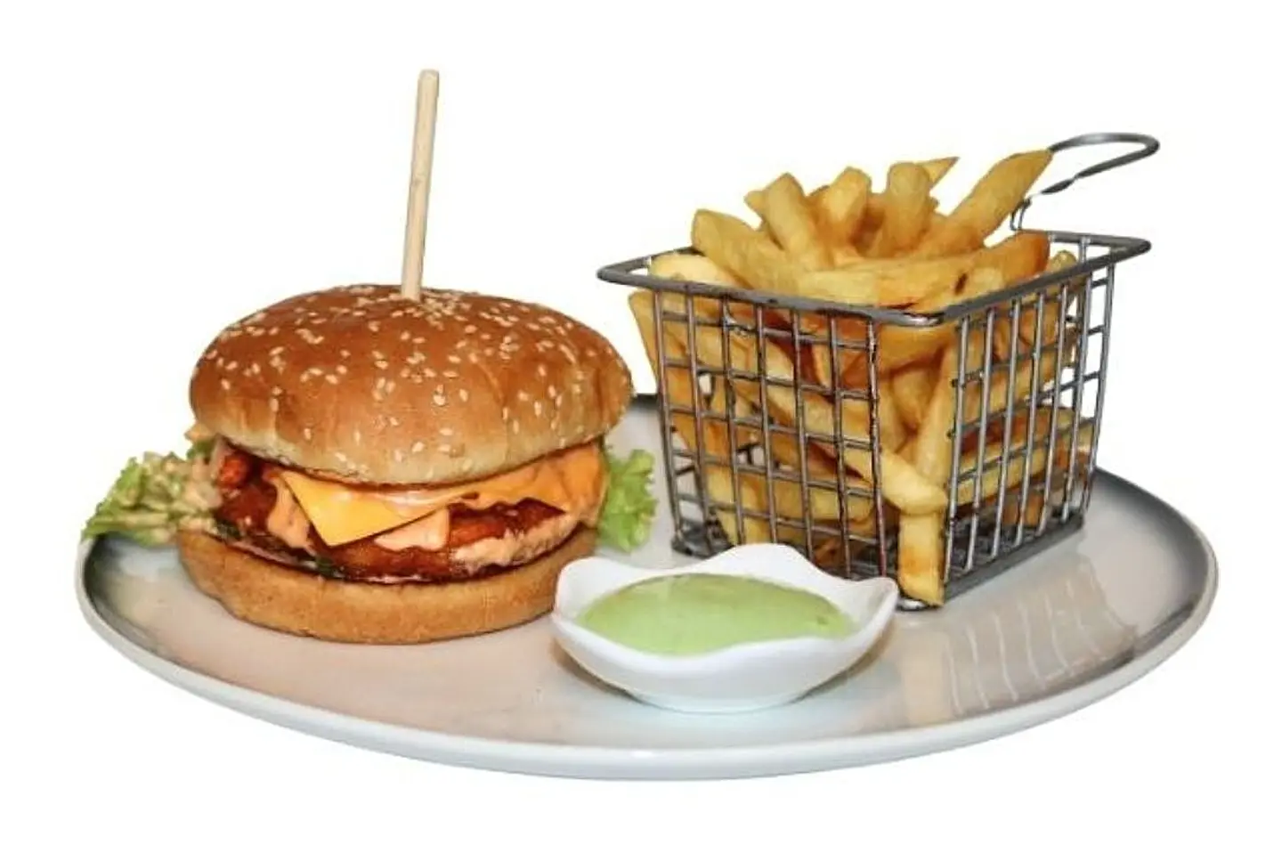 برجر بانير تكا مقرمش