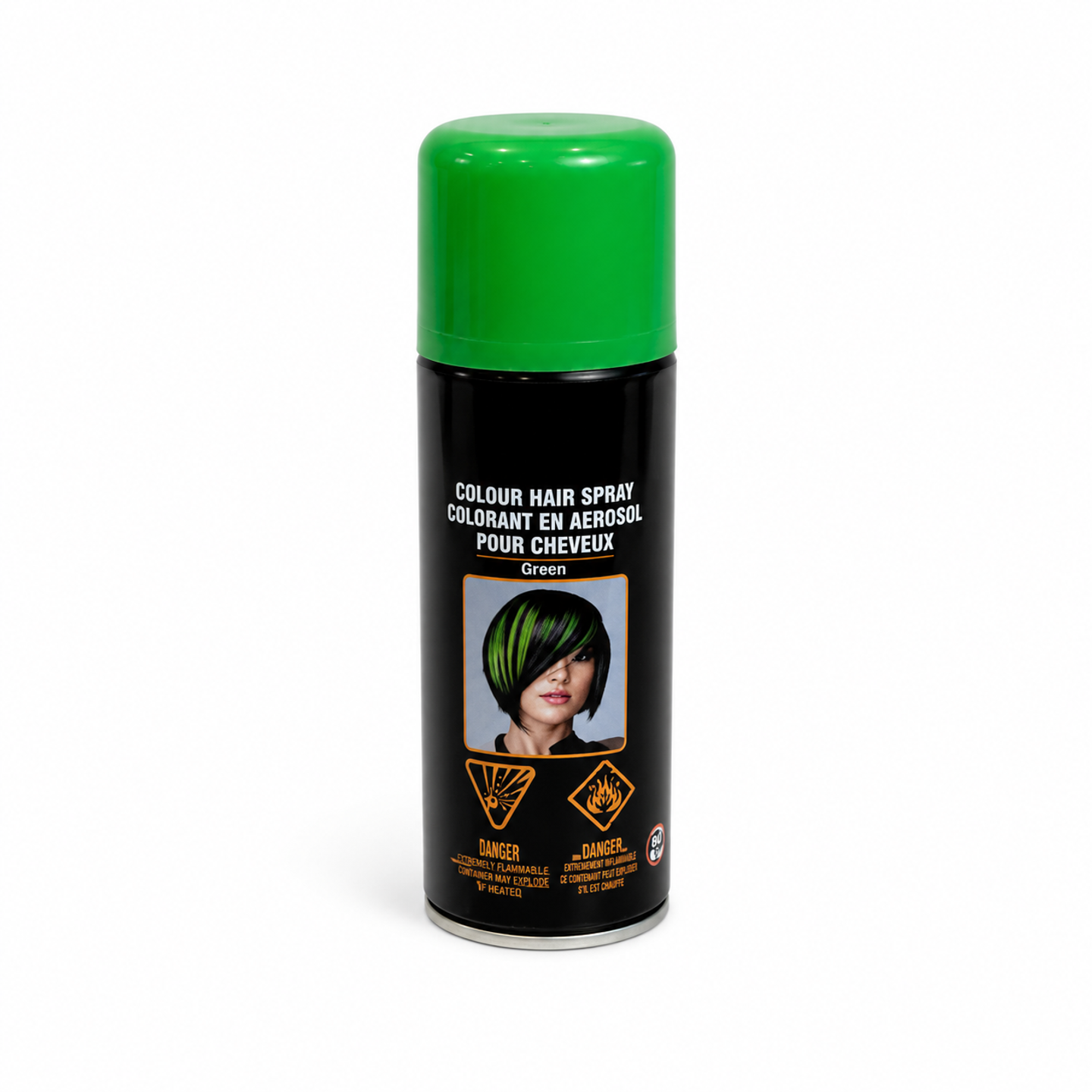Temporary Hair Dye In Green