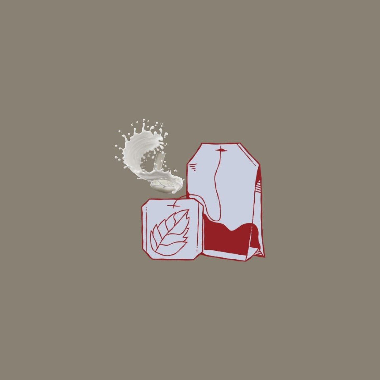 المشروبات - حليب شاي