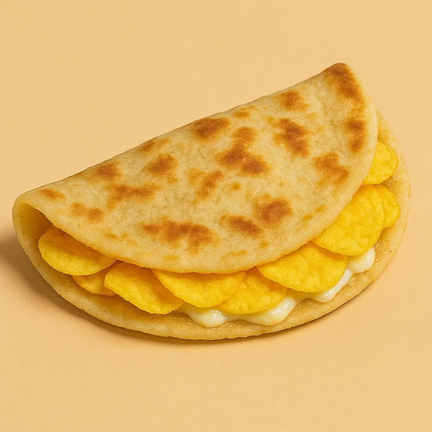 Cheese And Chips Chapati