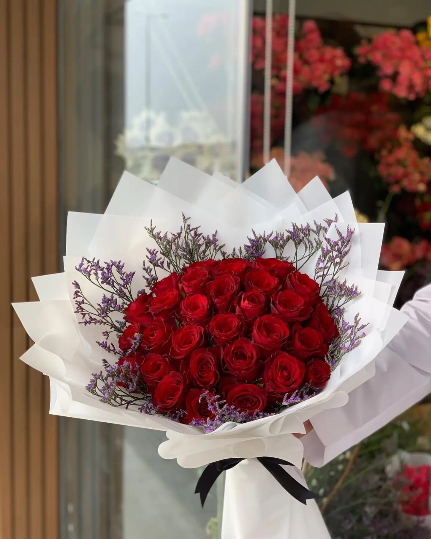 بوكيه الجورى الاحمر
