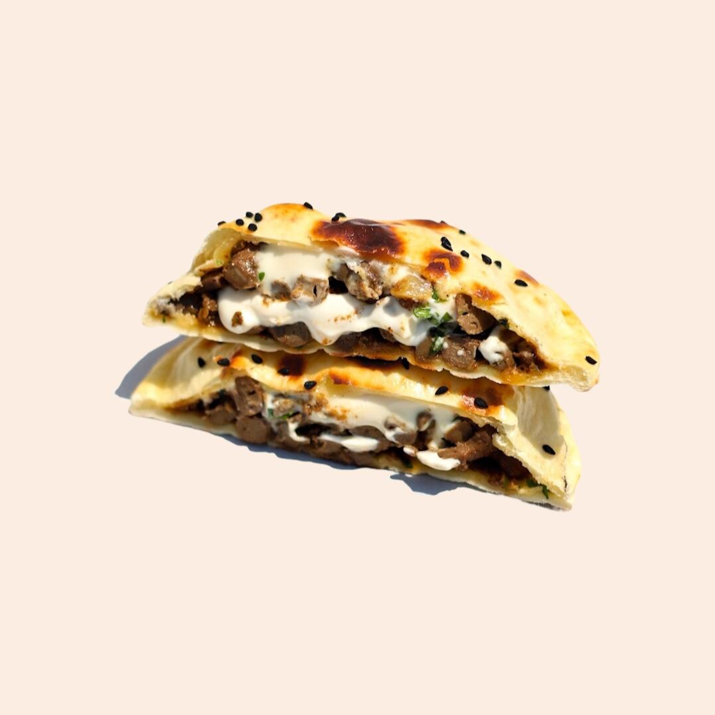 فطيرة كبدة بالجبن