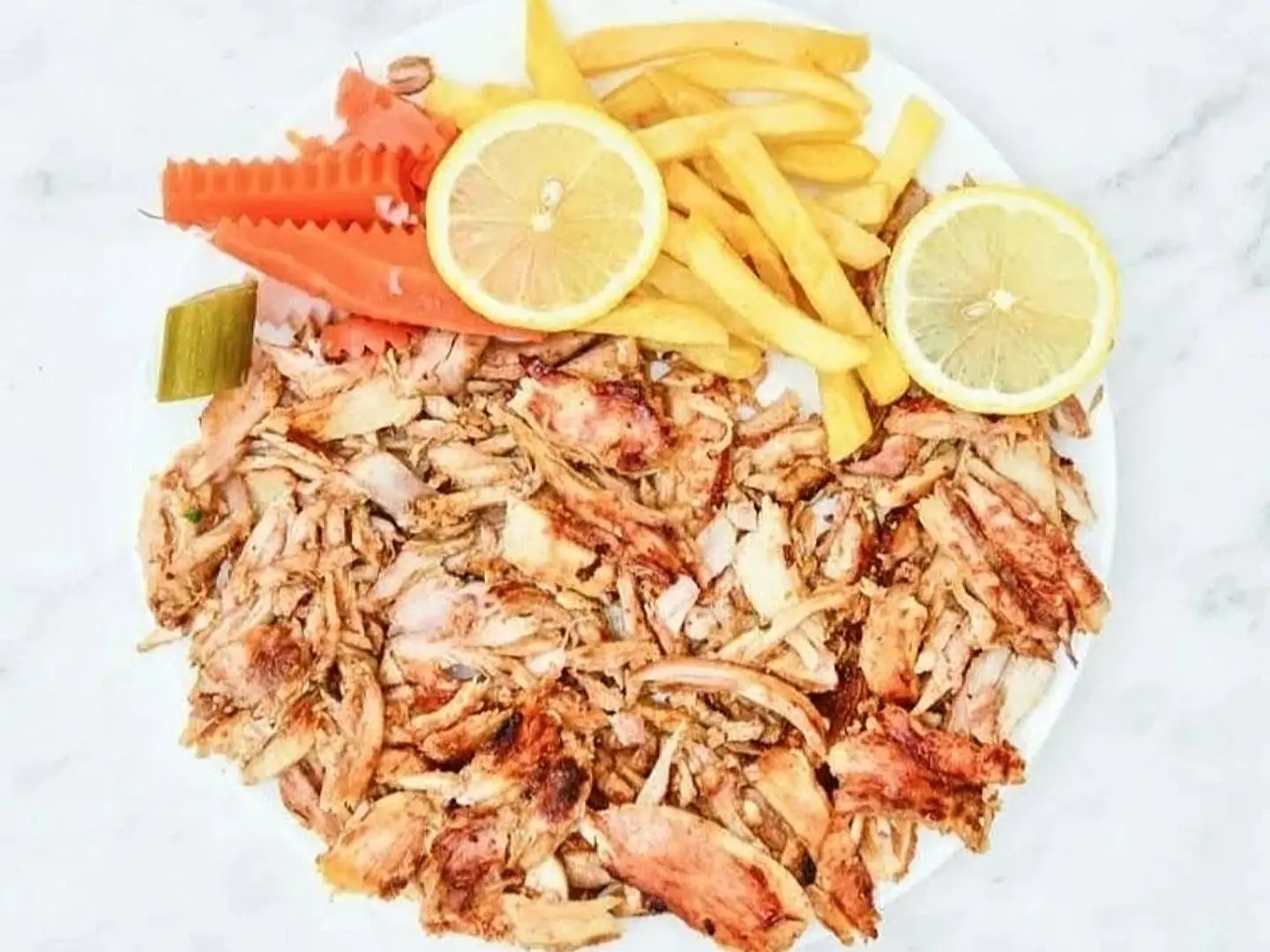 شاورما صحن فرط دجاج