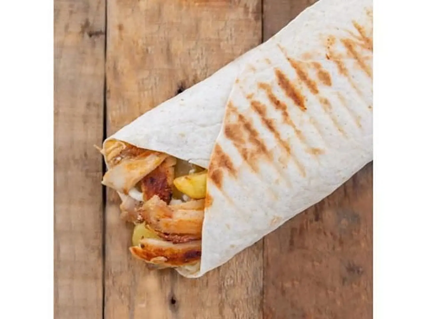 Flatbread Shawarma With Cheese