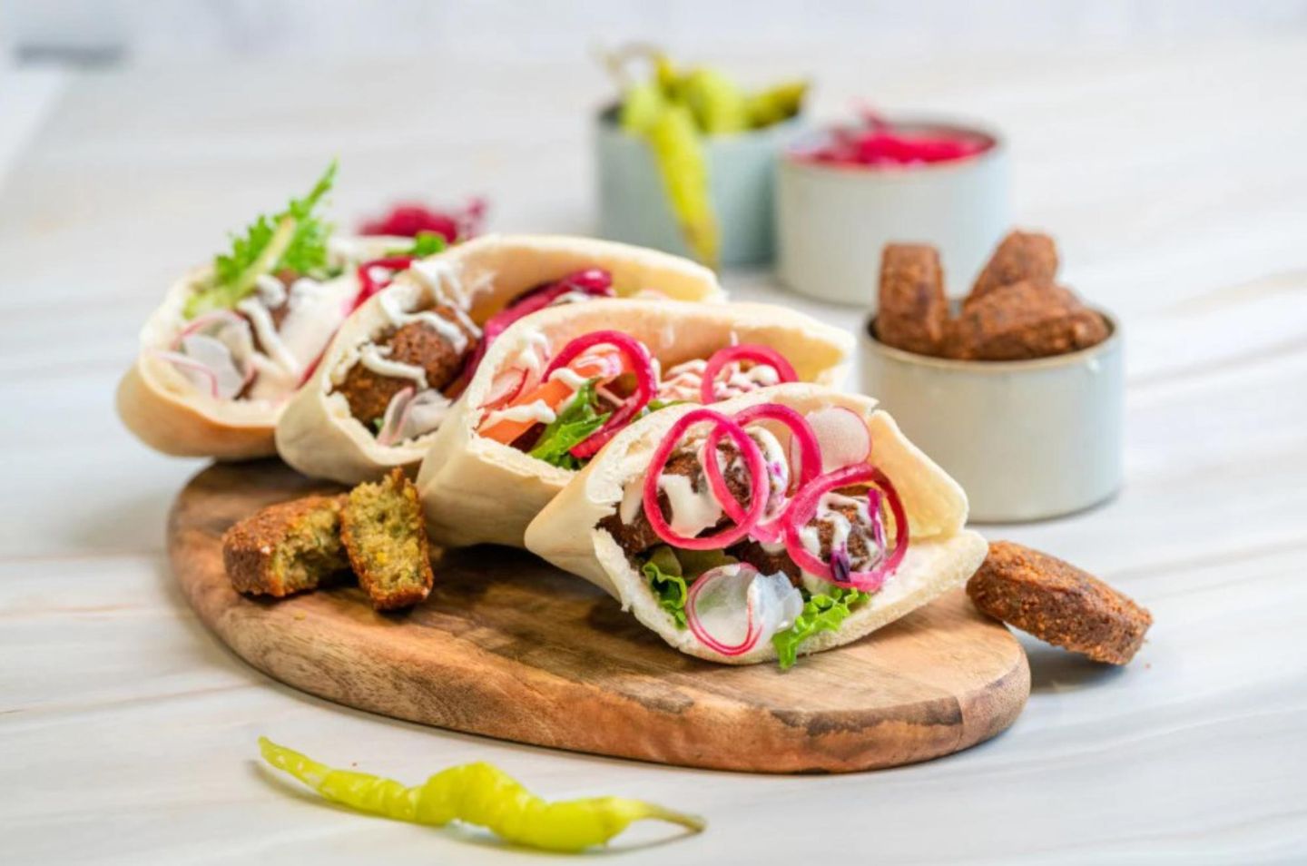 Greek Falafel Sandwich