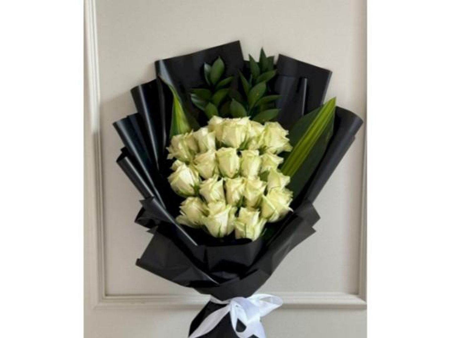 Natural White Rose Bouquet