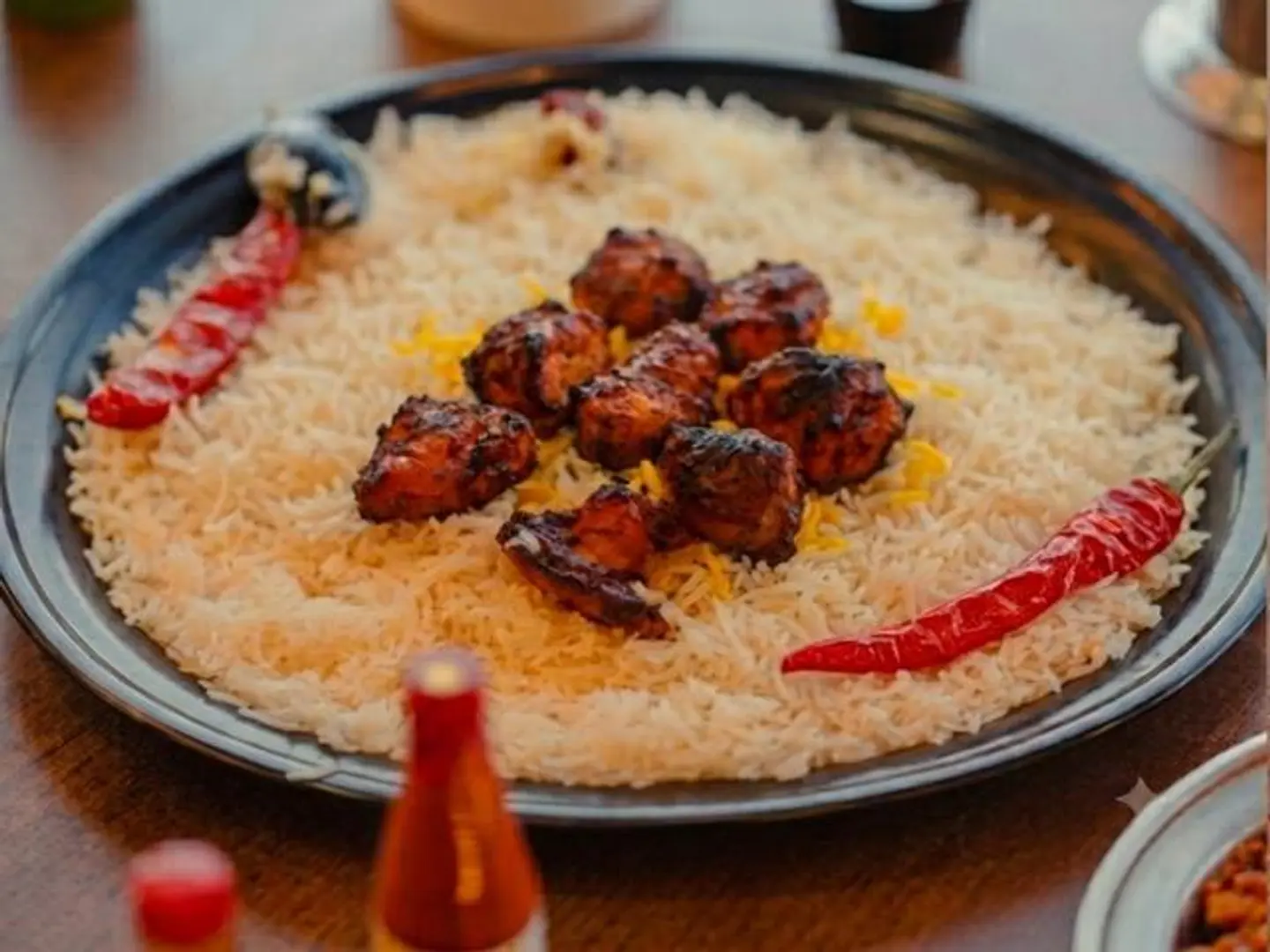 Half Charcoal Grilled Chicken With Peshawari Rice