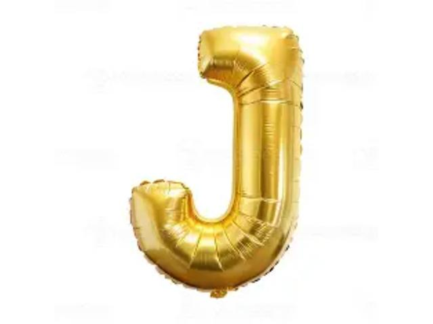 Gold Letter Balloon J