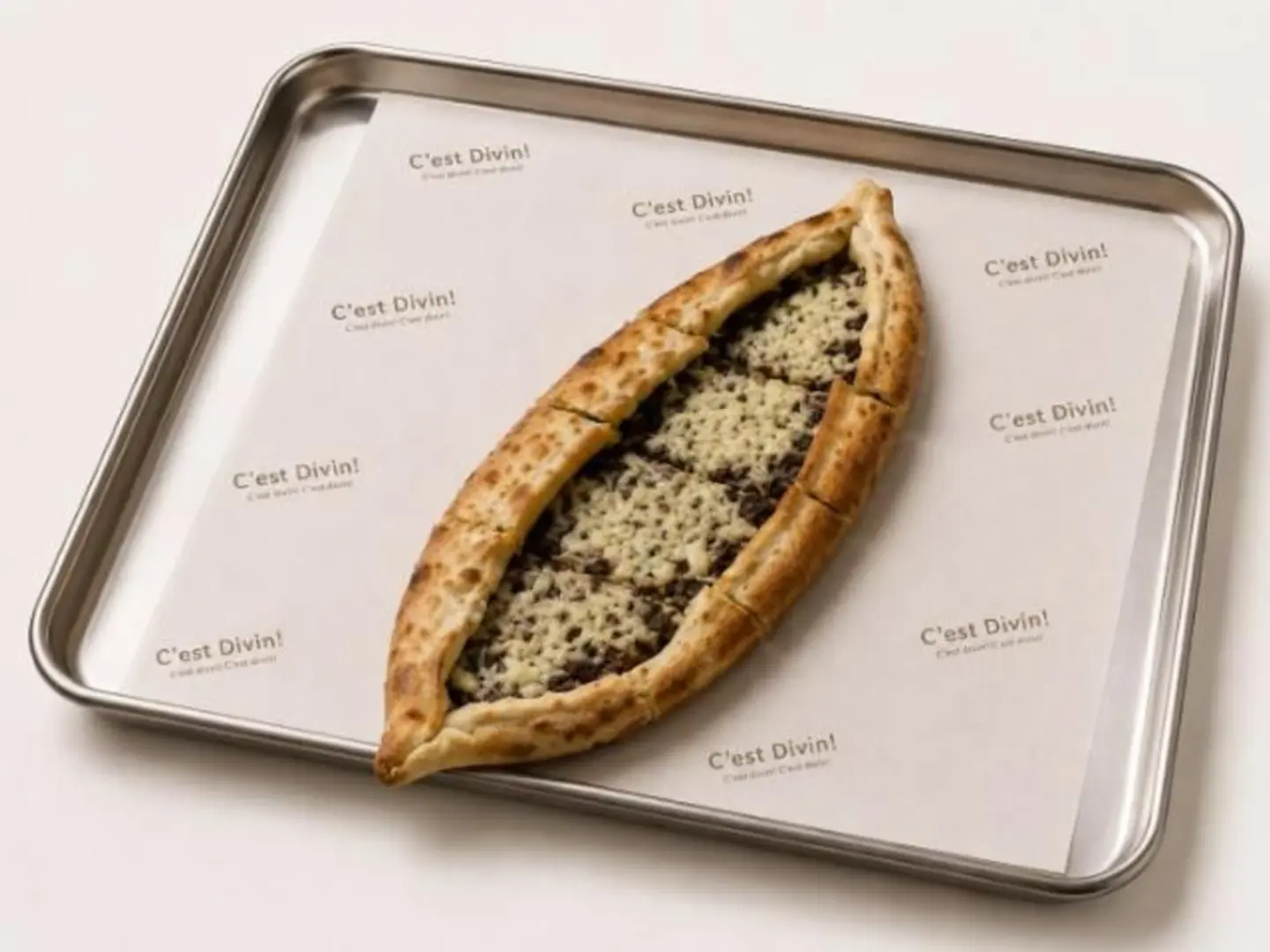 Akkawi Cheese And Zaatar Manqusha