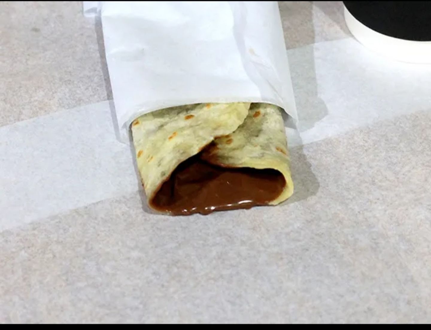 Chapati Nutella