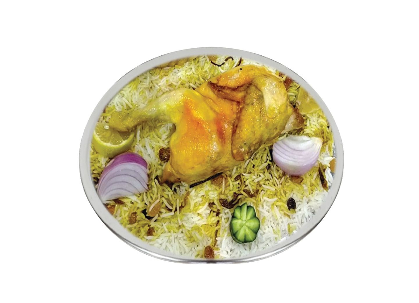 نص دجاج مندي