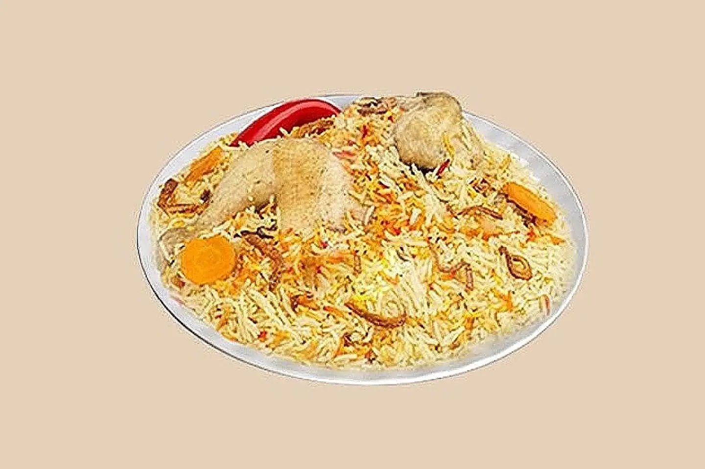 Half Chicken Biryani