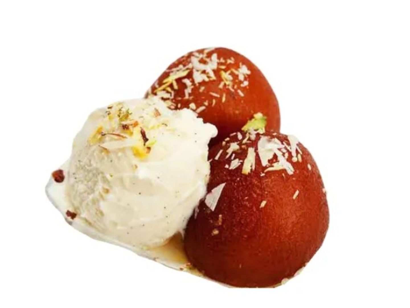 Gulab Jamun - With Vanilla Ice Cream