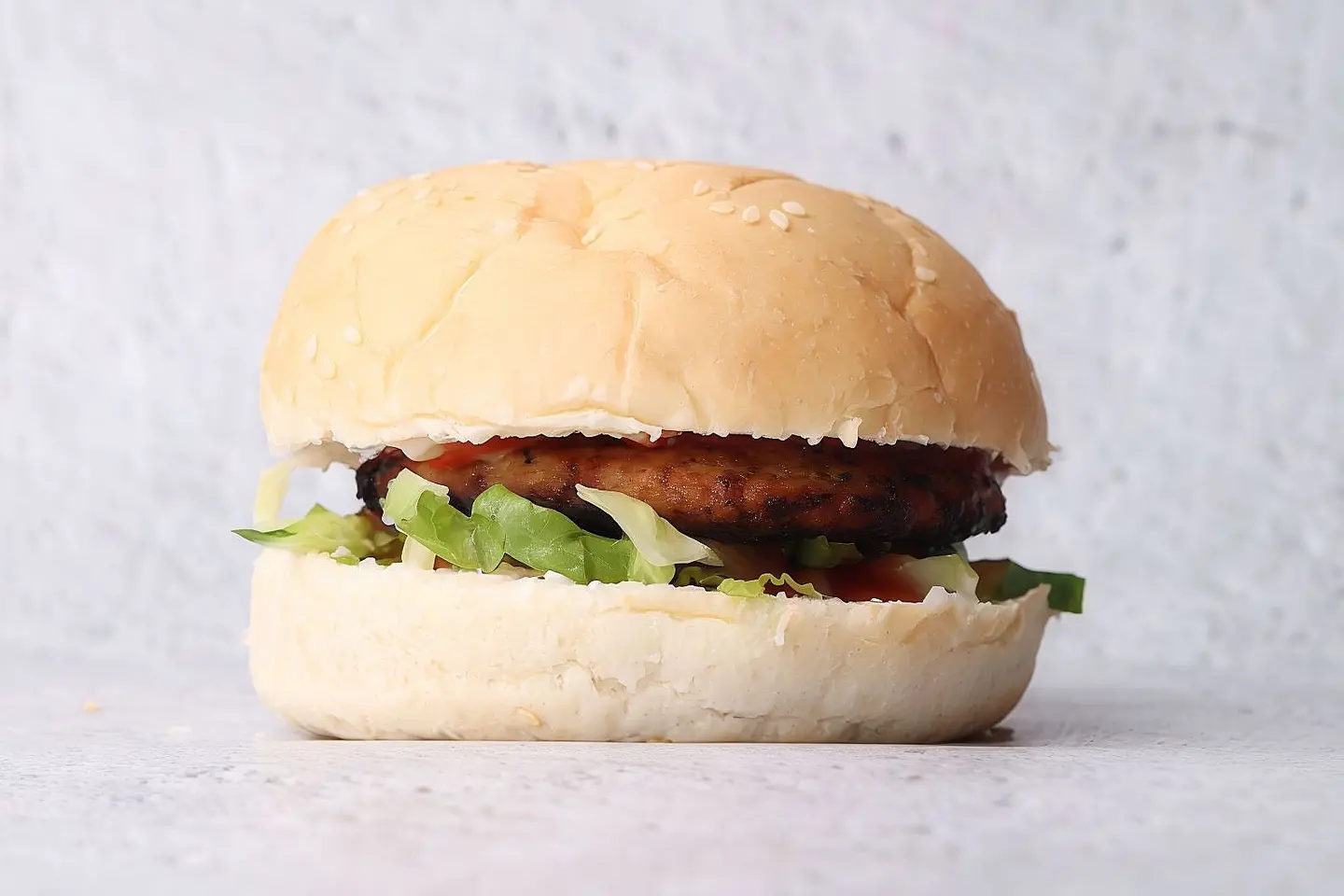 Chicken Burger Meal And Cheese