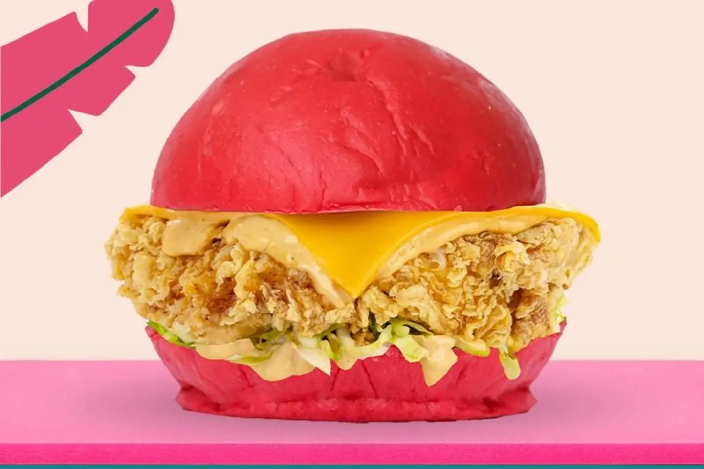 Crispy Flamingo Burger