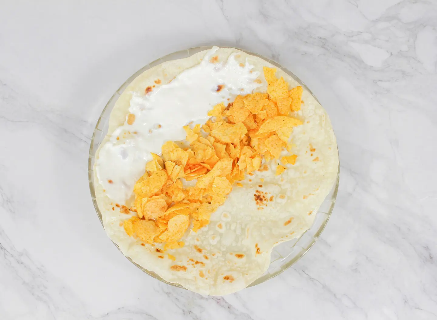 Chapati Cheese & Chips