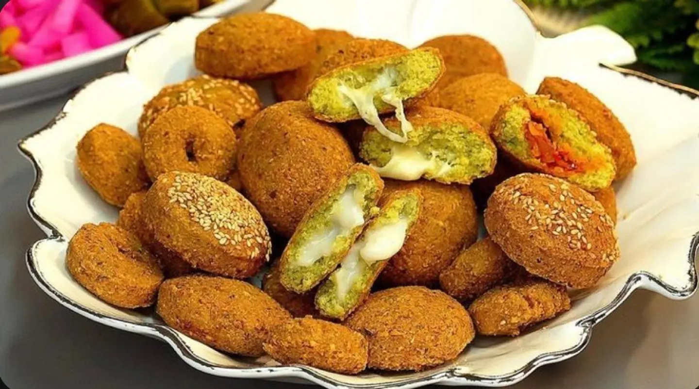 Cheese Stuffed Falafel