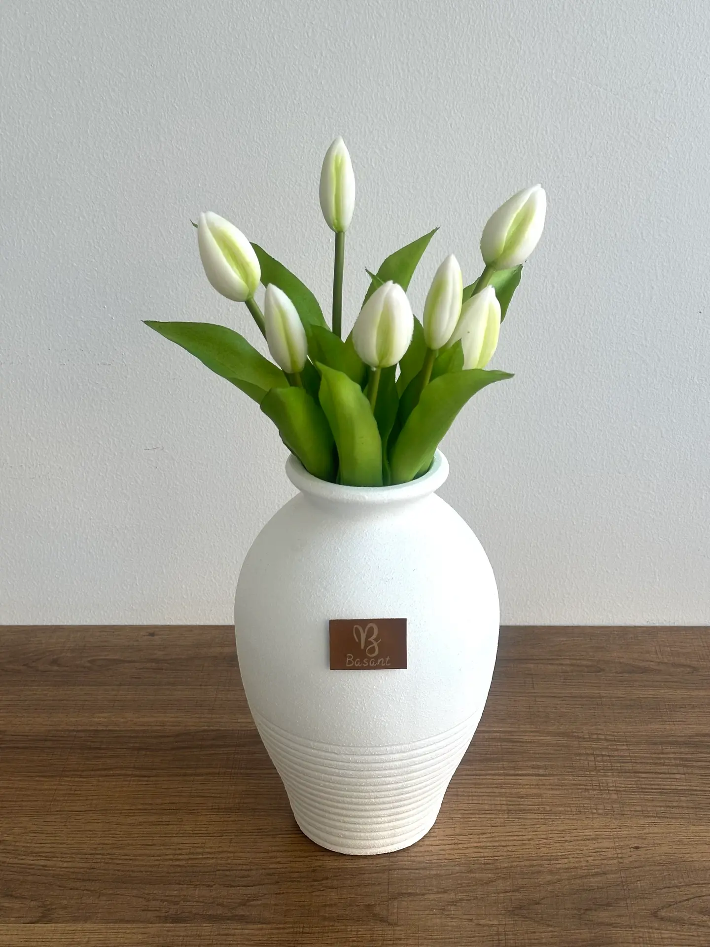 White Tulip Vase