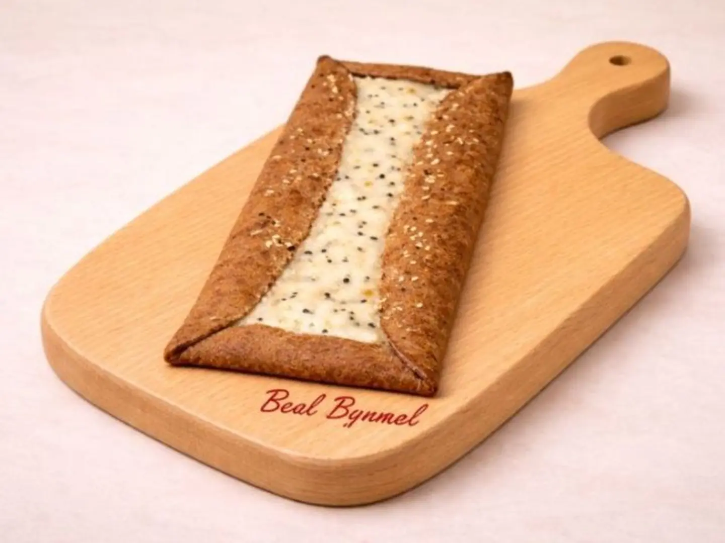 خبز أحمر بالجبنة المشكلة