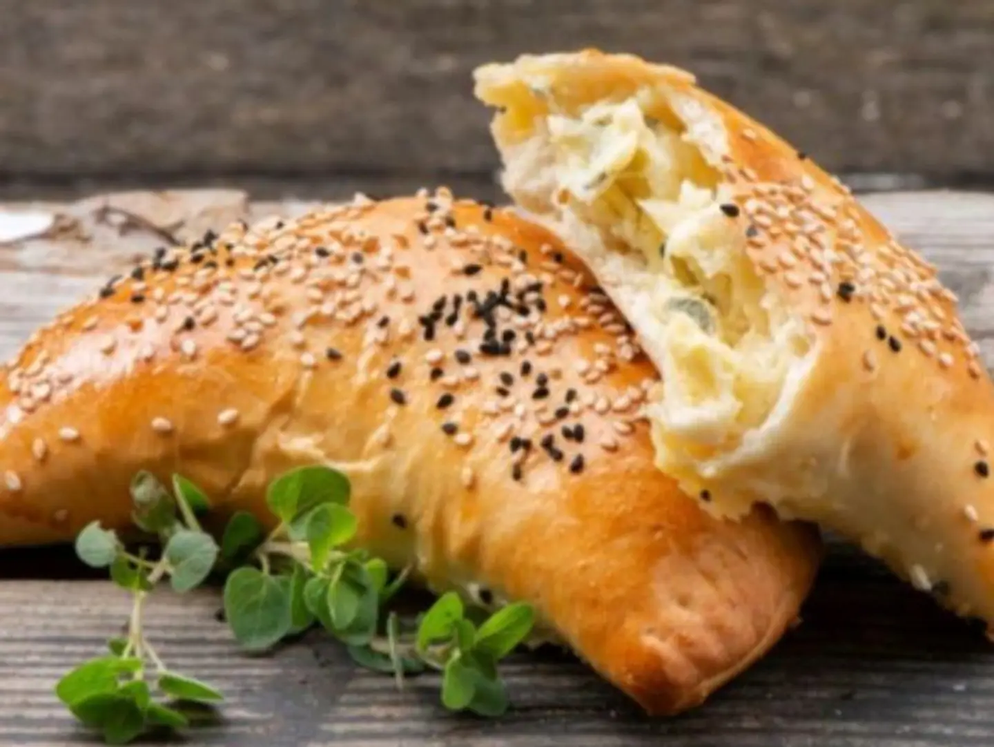 Oven Baked Labneh And Za'atar Pie